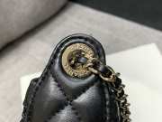 Uubags Chanel Mesh Shiny Lambskin Clutch With Chain Black 15x21.5x6cm - 6