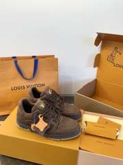 Uubags Louis Vuitton 1AHCWK Trainer Sneaker In Brown - 6