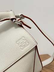 Uubags Loewe Mini Puzzle bag soft white grain calfskin 24x16x10cm - 6
