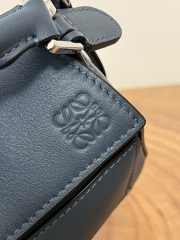 Uubags Loewe Mini Puzzle bag soft blue grey grain calfskin 24x16x10cm - 3