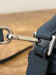 Uubags Loewe Mini Puzzle bag soft blue grey grain calfskin 24x16x10cm - 4