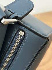 Uubags Loewe Mini Puzzle bag soft blue grey grain calfskin 24x16x10cm - 6