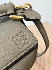 Uubags Loewe Mini Puzzle bag soft dark Khaki grained calfskin 24x16x10cm - 2