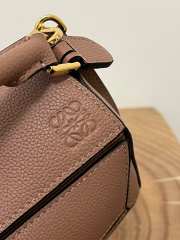 Uubags Loewe Mini Puzzle bag soft old rose grained calfskin 24x16x10cm - 3