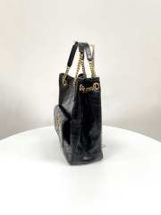 Uubags YSL Niki small shopping bag in black vintage calfskin 25x30x8cm - 2