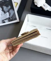 Uubags Chanel Classic Flap Card Holder Gold Metallic Lambskin With Gold-tone Metal 10.4x7x2cm - 5