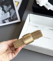 Uubags Chanel Classic Flap Card Holder Gold Metallic Lambskin With Gold-tone Metal 10.4x7x2cm - 3