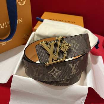 Uubags Louis Vuitton Initiales 4cm Reversible Belt Monogram Canvas 01