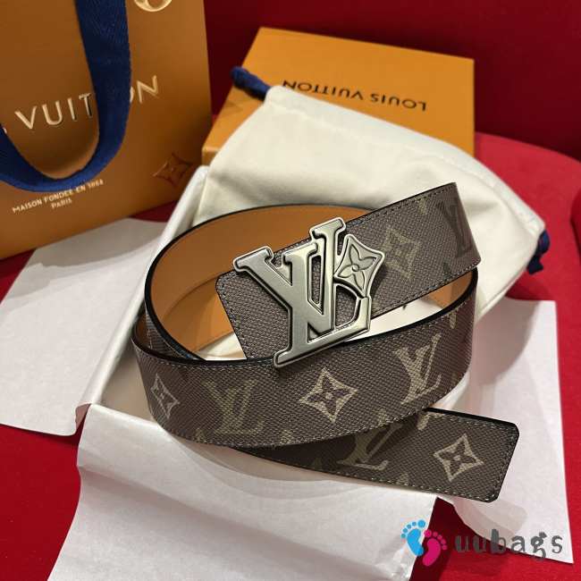 Uubags Louis Vuitton Initiales 4cm Reversible Belt Monogram Canvas 02 - 1