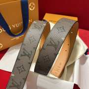 Uubags Louis Vuitton Initiales 4cm Reversible Belt Monogram Canvas 02 - 5
