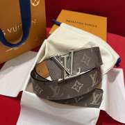Uubags Louis Vuitton Initiales 4cm Reversible Belt Monogram Canvas 04 - 1