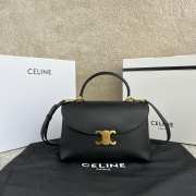 Uubags Celine Medium Nino Bag In Black Supple Grained Calfskin 25x17.5x10cm - 1