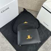 Uubags Celine Medium Nino Bag In Black Supple Grained Calfskin 25x17.5x10cm - 4