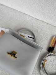 Uubags Celine Medium Nino Bag In White Supple Grained Calfskin 25x17.5x10cm - 5