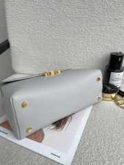 Uubags Celine Medium Nino Bag In White Supple Grained Calfskin 25x17.5x10cm - 4