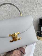 Uubags Celine Medium Nino Bag In White Supple Grained Calfskin 25x17.5x10cm - 3