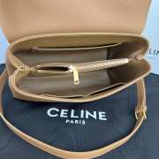 Uubags Celine Medium Nino Bag In Caramel Supple Grained Calfskin 25x17.5x10cm - 3