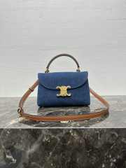 Uubags Celine Nino Teen Denim/Tan Bag 20.5x13x8cm - 1