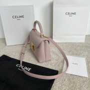 Uubags Celine Teen Nino Bag In Bleached Pink Smooth Satinated Calfskin 20.5x13x8cm - 2