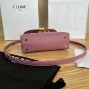 Uubags Celine Teen Nino Bag In Vintage Rose Smooth Satinated Calfskin 20.5x13x8cm - 3