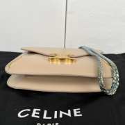 Uubags Celine Chain Besace Triomphe in Safari Shiny Calfskin 24.5 x17x4 cm - 6
