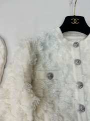 Uubags Balmain Cropped Fringe-Effect Knit Cardigan with Decorative Buttons - 5