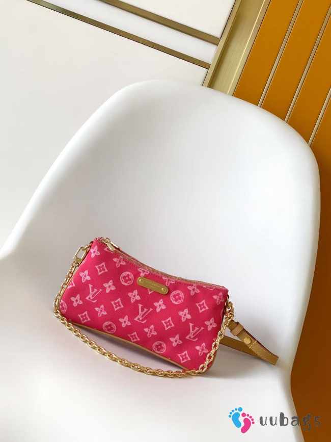Uubags Louis Vuitton M27719 Pochette Liv Bag Monogram Origine Rose Ruban 24.5x13.5x6.5cm - 1