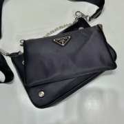 Uubags Prada 1BH168 Re-Edition 2005 Re-Nylon Mini Shoulder Bag with Detachable Pouch In Black - 3