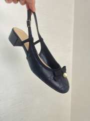 Uubags Dior Ballet Slingback Pump Black Quilted Cannage Calfskin - 4