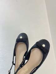 Uubags Dior Ballet Slingback Pump Black Quilted Cannage Calfskin - 2