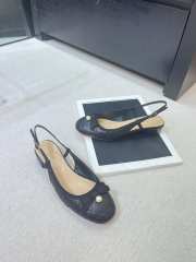 Uubags Dior Ballet Slingback Pump Black Quilted Cannage Calfskin - 3