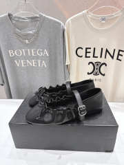 Uubags Alaïa Lace-Up Ballet Flats In Black Calfskin - 4