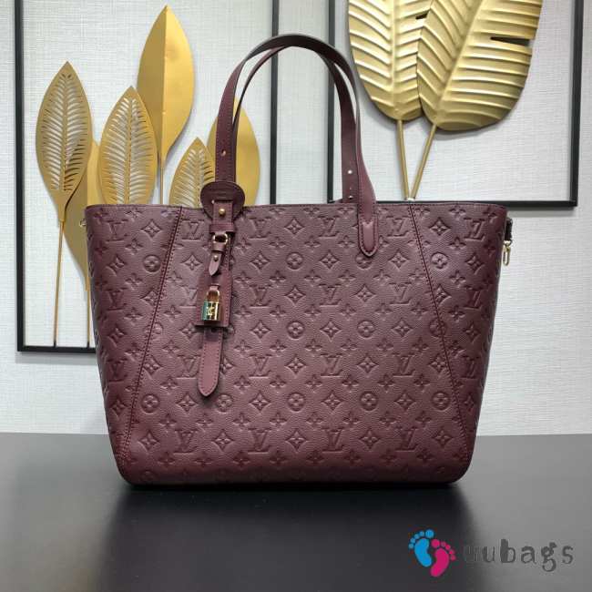 Uubags Louis Vuitton M25888 All In One MM Bag In Grenat Rouge Concerto 56.5x30.5x17cm - 1
