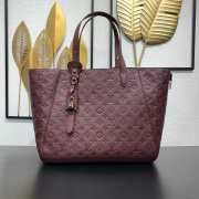 Uubags Louis Vuitton M25888 All In One MM Bag In Grenat Rouge Concerto 56.5x30.5x17cm - 5