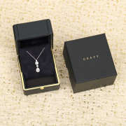 Uubags Graff Icon Heart and Pear Shape Diamond Drop Necklace White Gold  - 1