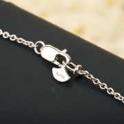 Uubags Graff Icon Heart and Pear Shape Diamond Drop Necklace White Gold  - 6