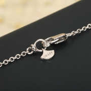 Uubags Graff Icon Heart and Pear Shape Diamond Drop Necklace White Gold  - 5