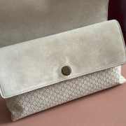 Uubags Gucci large shoulder bag with chain beige GG suede 36x19.5x9.5cm - 6