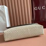 Uubags Gucci large shoulder bag with chain beige GG suede 36x19.5x9.5cm - 5