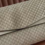 Uubags Gucci large shoulder bag with chain beige GG suede 36x19.5x9.5cm - 4