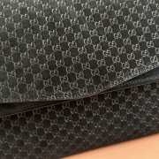 Uubags Gucci large shoulder bag with chain black GG suede 36x19.5x9.5cm - 4