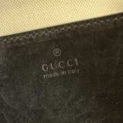 Uubags Gucci large shoulder bag with chain black GG suede 36x19.5x9.5cm - 5