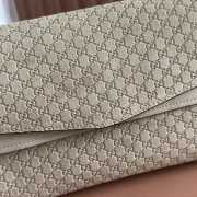 Uubags Gucci medium shoulder bag with chain beige GG suede 28x16x7cm - 2