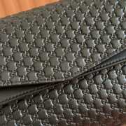 Uubags Gucci medium shoulder bag with chain black GG leather 28x16x7cm - 3