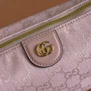 Uubags Gucci Vanity small top handle bag pink GG canvas 19x10x9cm - 3