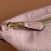 Uubags Gucci Vanity small top handle bag pink GG canvas 19x10x9cm - 2