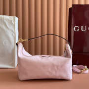 Uubags Gucci Vanity medium top handle bag pink GG canvas 27.5x13x14.5cm - 6