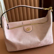 Uubags Gucci Vanity medium top handle bag pink GG canvas 27.5x13x14.5cm - 4