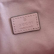 Uubags Gucci Vanity medium top handle bag pink GG canvas 27.5x13x14.5cm - 2