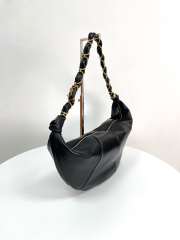Uubags YSL Amalia hobo in black lambskin 23-62x28x4cm - 6